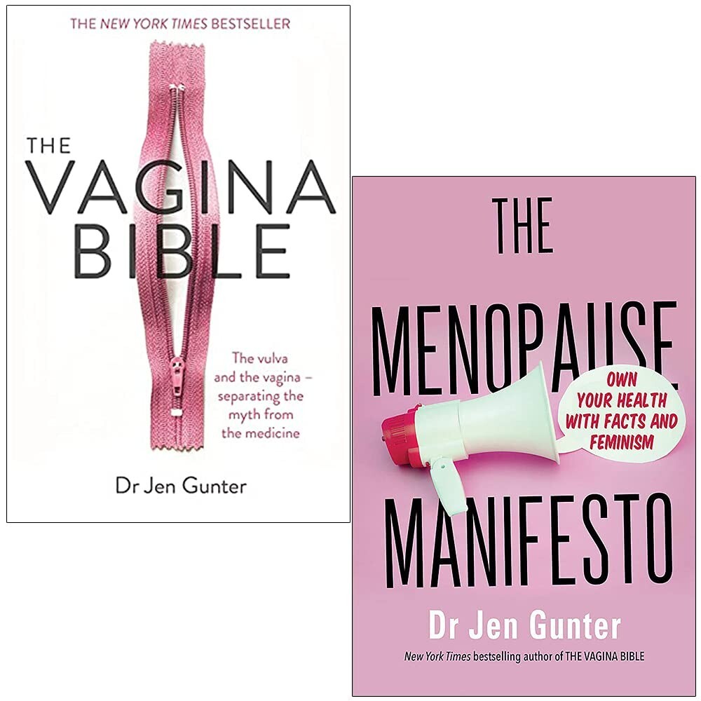 Dr. Jennifer Gunter 2 Books Collection Set Vagina Bible, Menopause Manifesto NEW