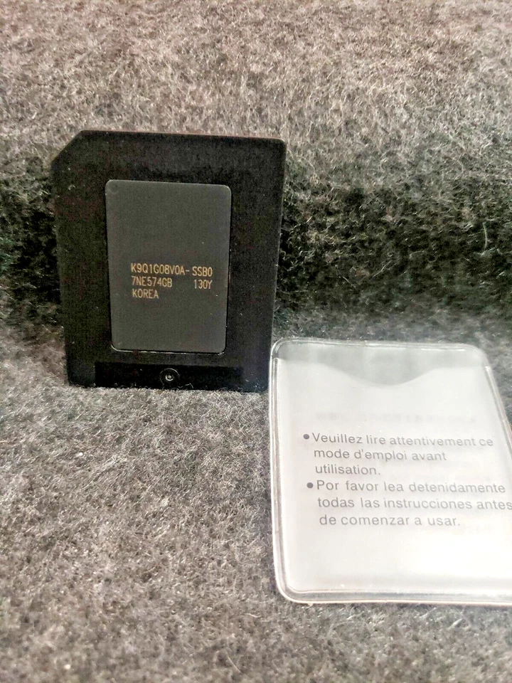 128MB SmartMedia Card Smart Media K9Q1G08VOA-SSB0  (C4B3) - Image 3 of 4