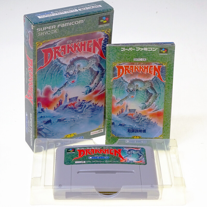 DRAKKHEN Nintendo Super Famicom SFC Japan Import SNES RPG NTSC-J ...