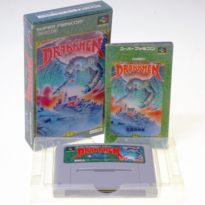 DRAKKHEN Nintendo Super Famicom SFC Japan Import SNES RPG NTSC-J ...
