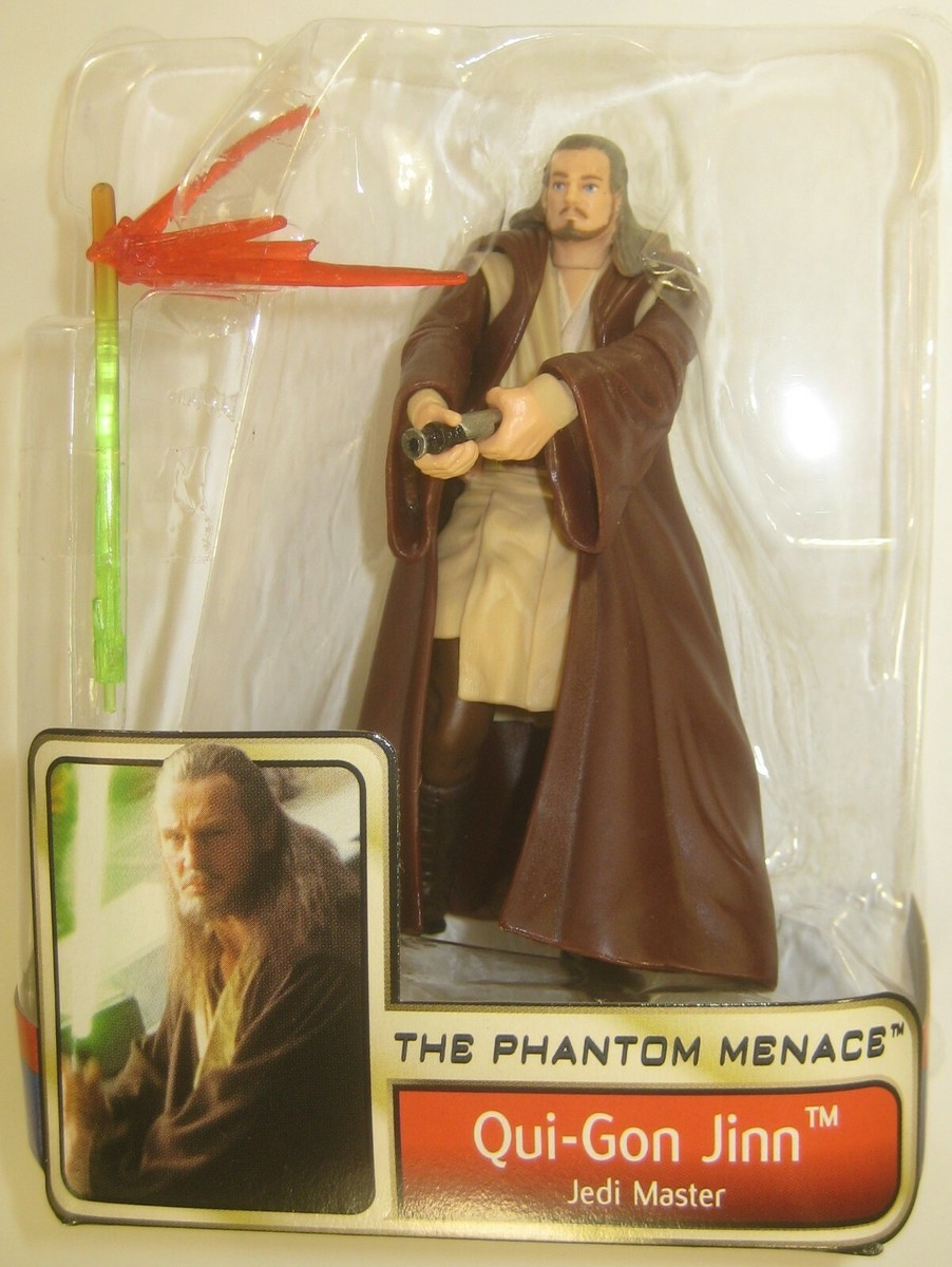 Qui-Gon Jinn 2002 Hasbro 3.75