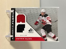 2007-08 SP Game Used Authentic Fabrics #AFPE Patrik Elias - NHL Hockey Card