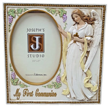 First Holy Communion Photo Frame Keepsake Angel Joseph's Studio Roman, Inc. New