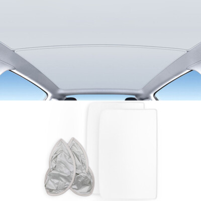 Glass Roof Sunshade Foldable Top Window UV Protection Fit for Tesla Model 3 DE