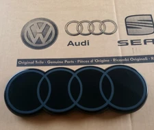 Original black rings Audi Q8 e-tron only electric audio rings etron black rings