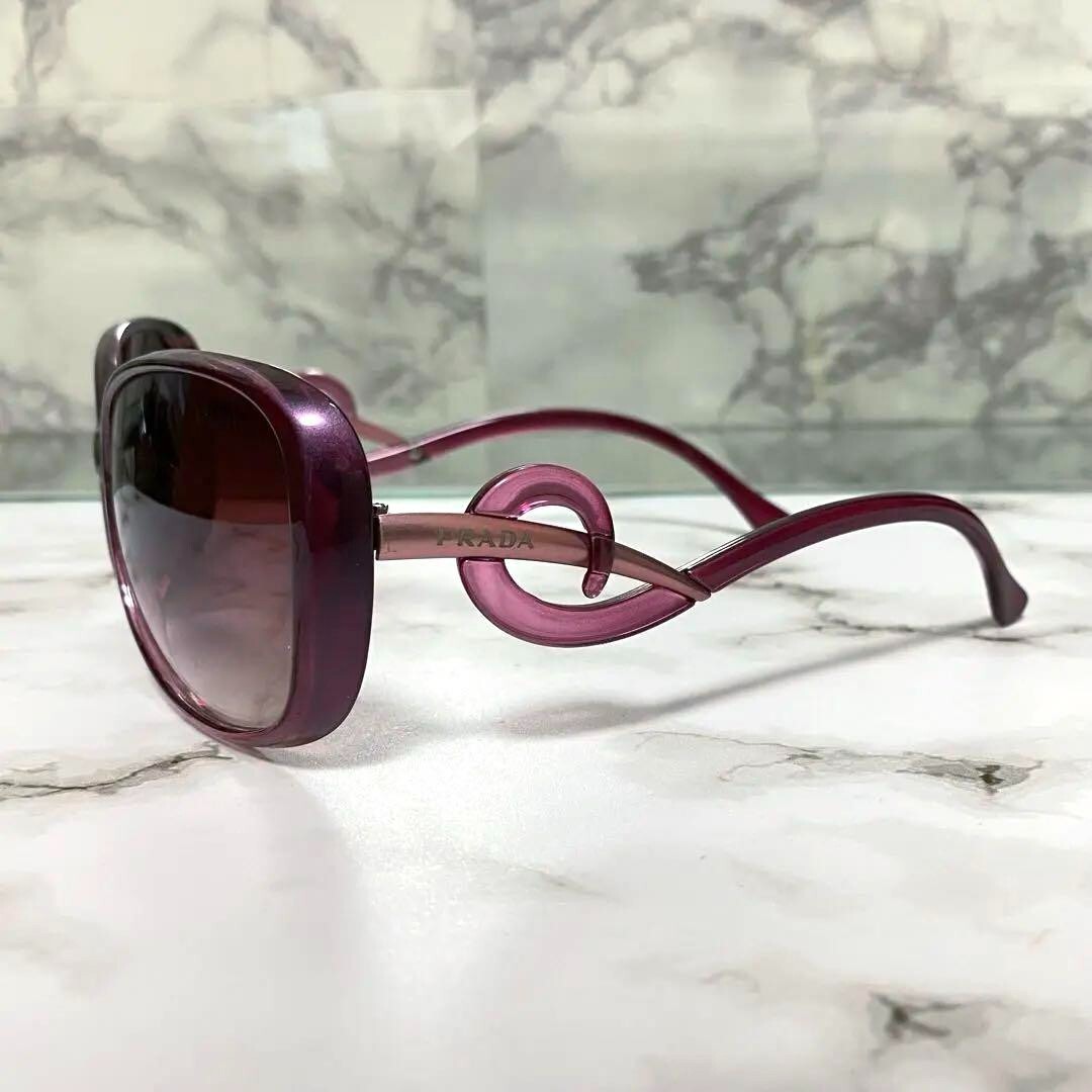 PRADA Baroque Frame Sunglasses Purple Rare Vintage Model