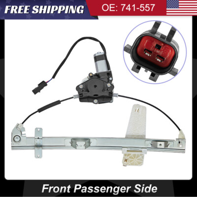 Front Passenger Side Window Regulator w/ Motor For Jeep Grand Cherokee 2000-2004