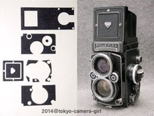 Rolleiflex 2.8F Cut Leatherette Replacement dedicated parts from Japan