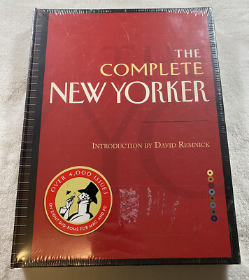 値下げ⭐The complete ニューヨーカ―DVD8枚付き THE COMPLETE NEW YORKER 8 DVD-ROM's& COMPANION BOOK SET NEW Sealed