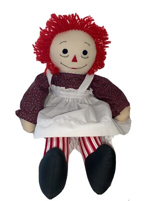 Vintage Raggedy Ann Stuffed Doll 24