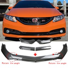 Carbon Style Front Bumper Lip Spoiler Splitter Accessories For Honda Civic Sedan Carbon Style Front Bumper Lip Spoiler Splitter Accessories For Honda Civic Sedan