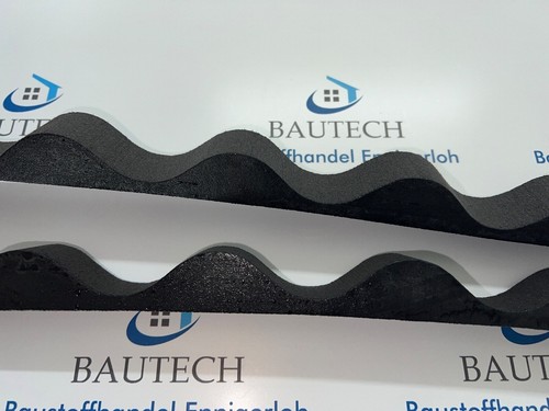Profilfüller Füllerleiste 18/76 Lichtplatten Sinus 76/18 schwarz weiß 1064mm 990 - Bild 7 von 8