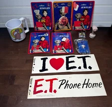 Vintage E.T. ET Extra-Terrestrial 1980’s Collectible Memorabilia Lot