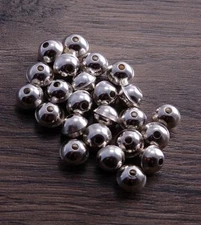 100 beads Sterling Silver Bench Made Beads 6mm (pack of 100 beads) DB2H