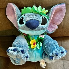 Disney Store Hawaii Exclusive Stitch 15" Plush Lilo And Stitch Hawaiian