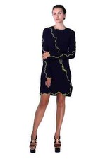 F/W 2016 Look #25 Versace Navy Nlue Dress 38 - 4