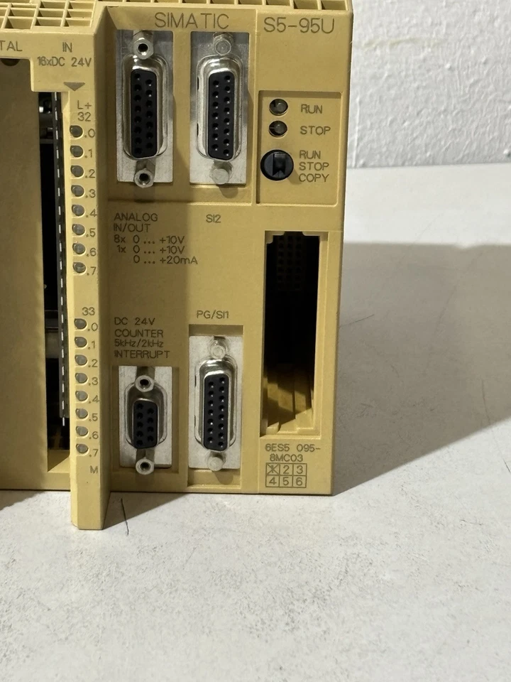 Siemens Simatic S5 6ES5 095-8MC03 S5-95U E-Stand: 01 - Immagine 3 di 4