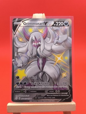 Grimmsnarl V SV116/SV122 Shining Fates Ultra Rare Shiny Vault Pokemon Card  * New