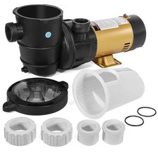XtremepowerUS 1.5HP Two Speed Above Ground Sw...
