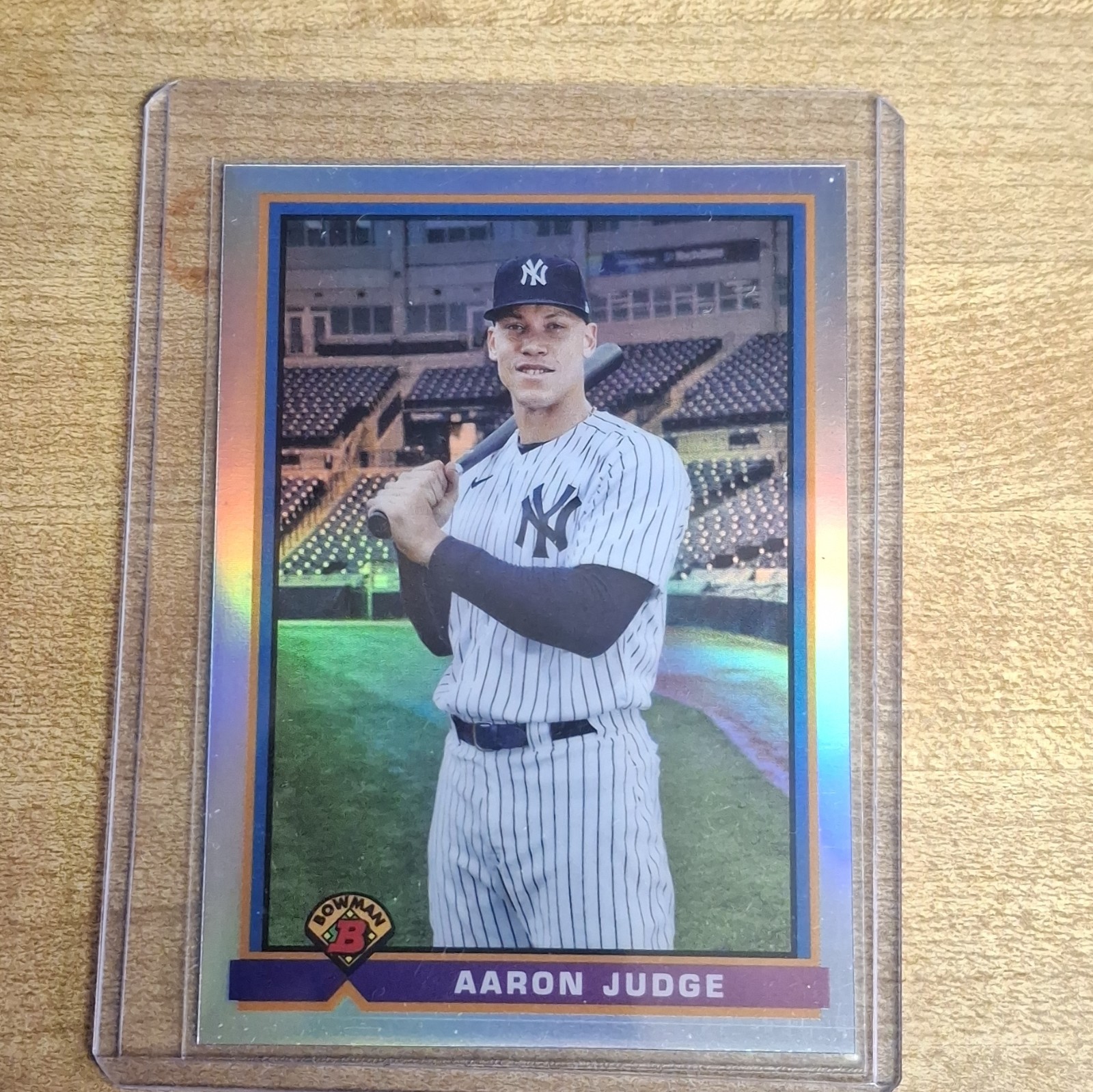 Topps 2021 Bowman Aaron Judge New York Yankees 1991 Bowman Insert #91B-AJ