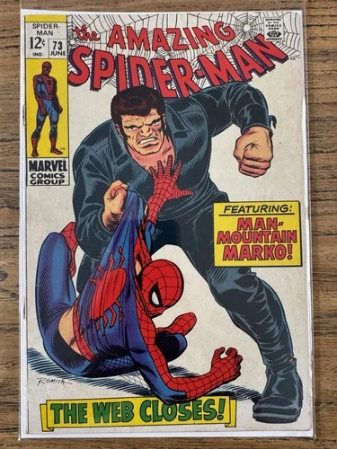 THE AMAZING SPIDER-MAN #59 MARVEL COMIC 1969 1ST APP OF SILVERMANE VG/FN RANGE