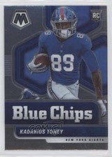 2021 Panini Mosaic Blue Chips Kadarius Toney #11 0r45