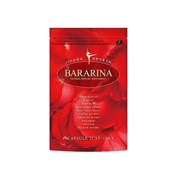 BARARINA Damask Rose Oil Bad Breath Care Supplement Japan 60tablets 30days N