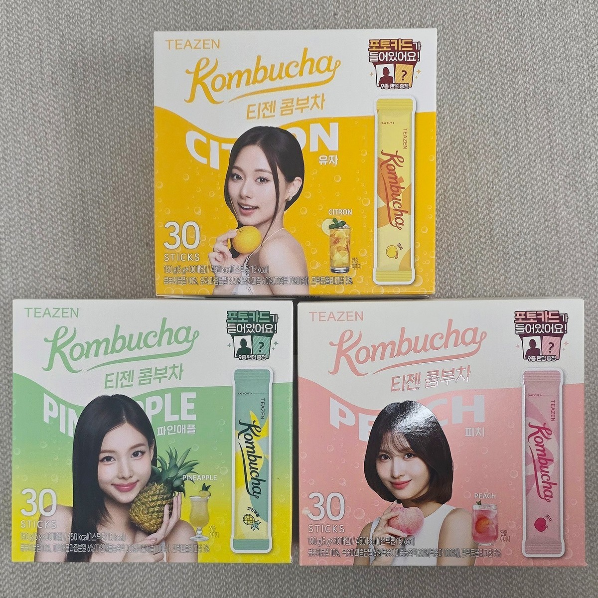 Teazen x TWICE Kombucha 30 Sticks + Random Photocard | eBay