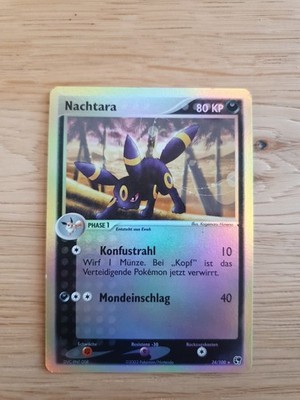 Nachtara Umbreon 24/100 Ex Sandsturm Reverse Holo Deutsche Version German