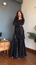 SALWAR CHOLI PAKISTANI INDIAN WEDDING PARTY WEAR DRESS BOLLYWOOD SUIT SHARARA