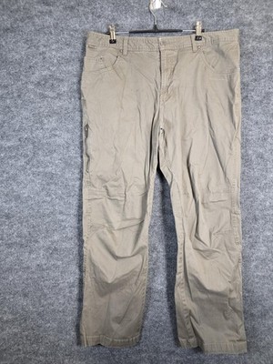 Merrell Pants Mens 38 Khaki Twill Outdoor Hiking Utility Stretch Straight Leg