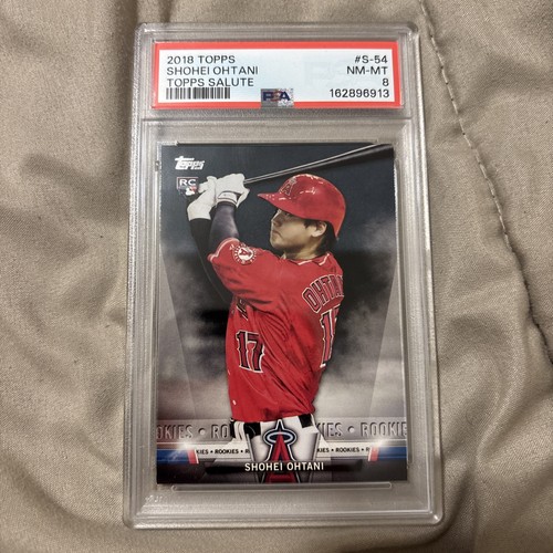 2018 Topps Salute Shohei Ohtani RC #S-54 PSA 8