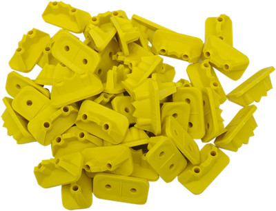 Stud Boy 2522-P2-HVY Double Backer Plates - Hi-viz Yellow - for 2-Ply - 48 Pack