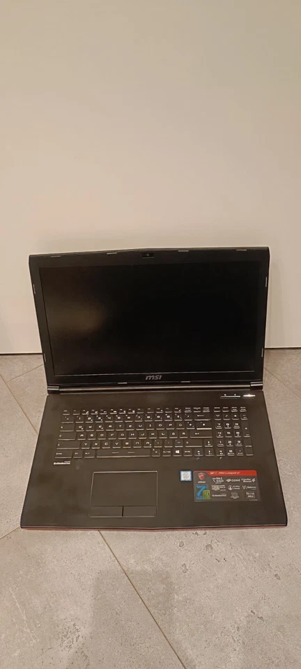 Msi MS-1799  Core i7 - 17 Zoll 16GB RAM 1TB HDD 256GB SSD Gaming Notebook Laptop - Bild 2 von 4