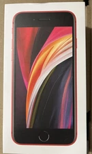 (EMPTY BOX ONLY) Apple iPhone SE  *2020 2nd Gen (Product) RED 64 GB - No device