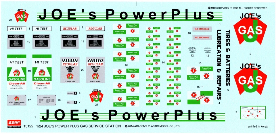 ACADEMY JOE’S POWER PLUS SERVICE STATION 1:24COD.15122 - Immagine 4 di 4