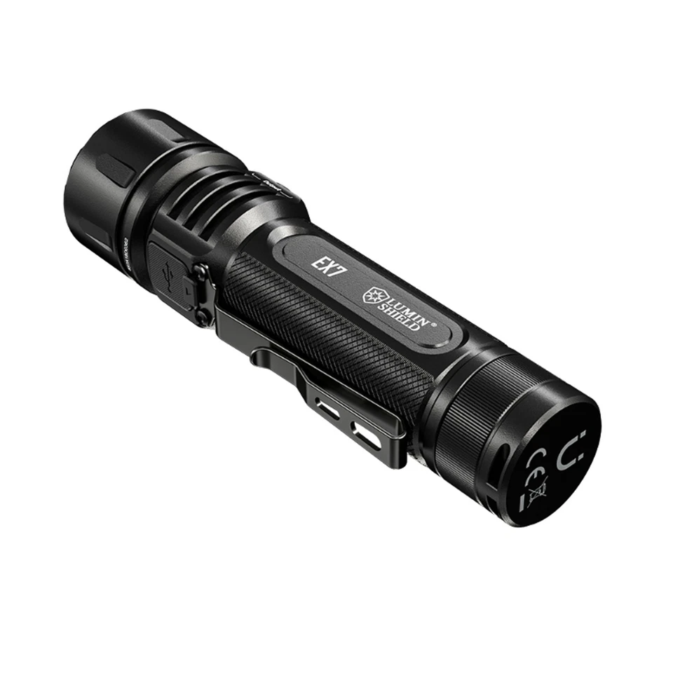 Nitecore EX7 Flashlight 6000 LM Variable Beam Torch Rechargeable Hunting Lights - Image 2 of 4