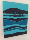 Swimmer Diver Waves Ocean Sea Pop Blue Tiki Tropical Island Palm trees  Hawaii — photo 4
