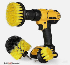NEW 3Pcs Power Scrubber Brush Drill-Brush  Bathroom Surface HOME Auto Car  Tile