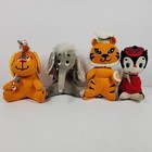 Lot of 4 Vintage '60s/'70s R.Dakin Dream Pets Small Plush Animals