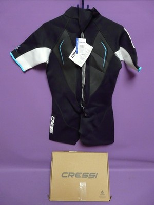 Cressi Women's 3mm Shorty Donna Wetsuit Neoprene Diving Suit XL/5 EU52/54