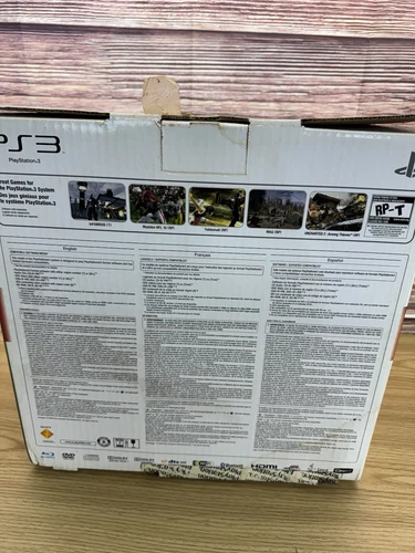Consola Sony PlayStation 3 Slim 120 GB - Negra PS3 Paquete Probado - Imagen 22 de 24