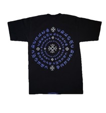   Authentic Chrome Hearts Rare Vintage Blue Cross Shirt Size Medium