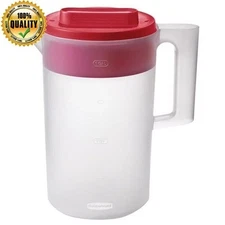 1 Gal Pitcher Plastic Handle Juice Drink Water Tea Versatile House Dorm Dining