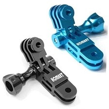 Aluminum Alloy Extension Arm, 2 Pack of Metal Straight Three-Way Arm Mount