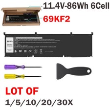    LOT 1-30Pcs 69KF2 Battery For Dell XPS 15 9500 Alien M15 M17 R3 Precision 5550