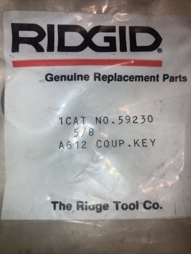 Ridgid Coupling Pin Key 59230 A13 for RIDGID® C8 Drain Cable - Afbeelding 1 van 2