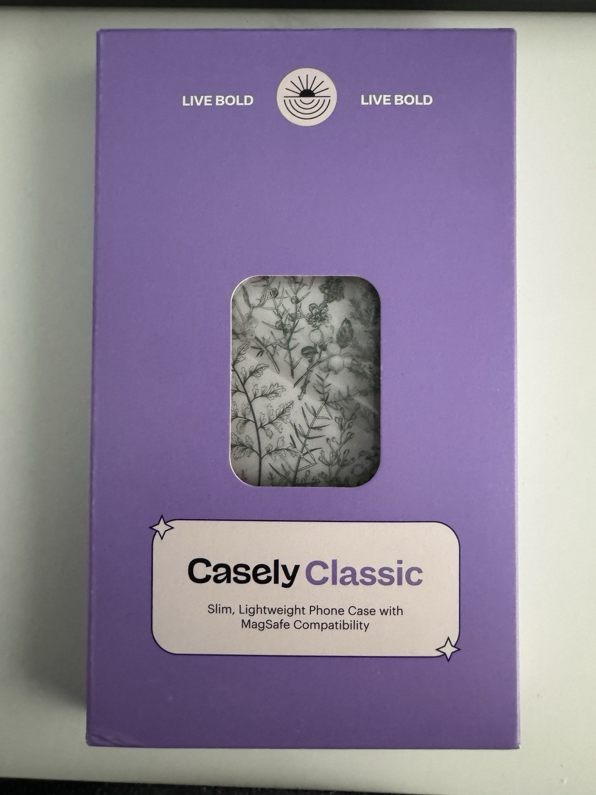 Casely Classic Sage Garden iPhone 15 Pro Protective Case