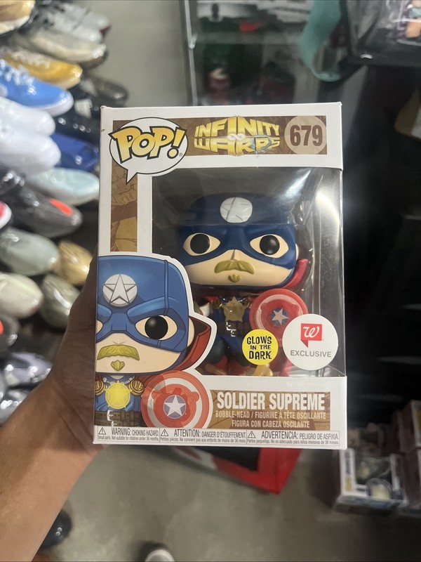 Funko Pop! Vinyl: Marvel - Soldier Supreme (Glows in the Dark) - Walgreens...