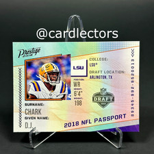 2018 Panini Prestige Football D.J. CHARK NFL Passport PP-DC RC Insert LSU TIGERS